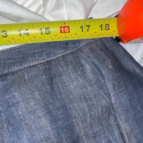Talbots Denim A-Line Midi Skirt Size 16W - Picture 8 of 9
